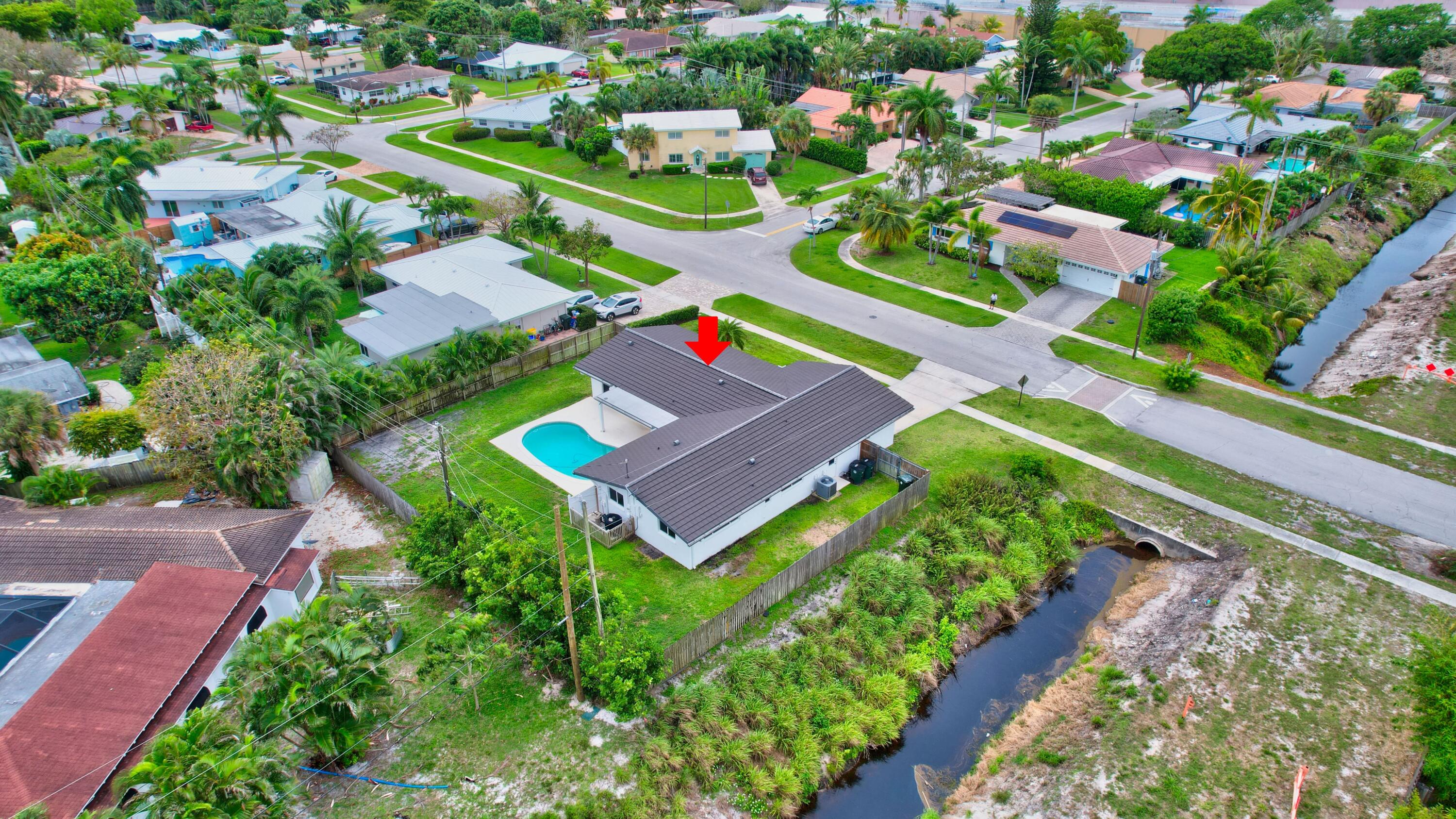 798 Southwest 15th Avenue Boca Raton, FL 33486 - Photo 26 of 27 an aerial view of a houses with yard