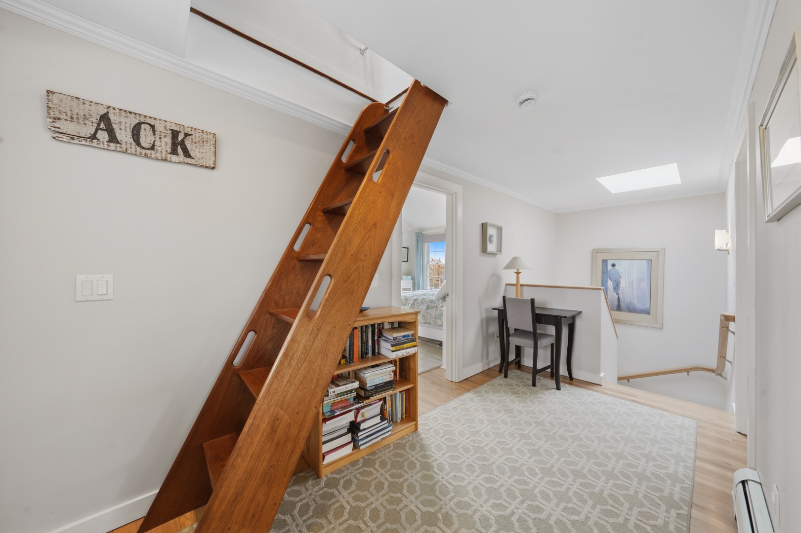 4 Flintlock Road Nantucket, MA 02554 - Photo 37 of 62 second floor landing with ladder to third floor loft