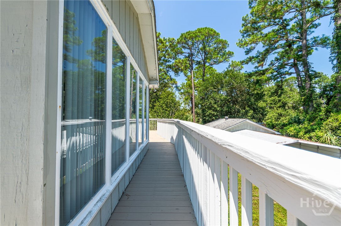 5 5th Avenue Tybee Island, GA 31328 - Photo 18 of 46 Connects front porch to side deck.