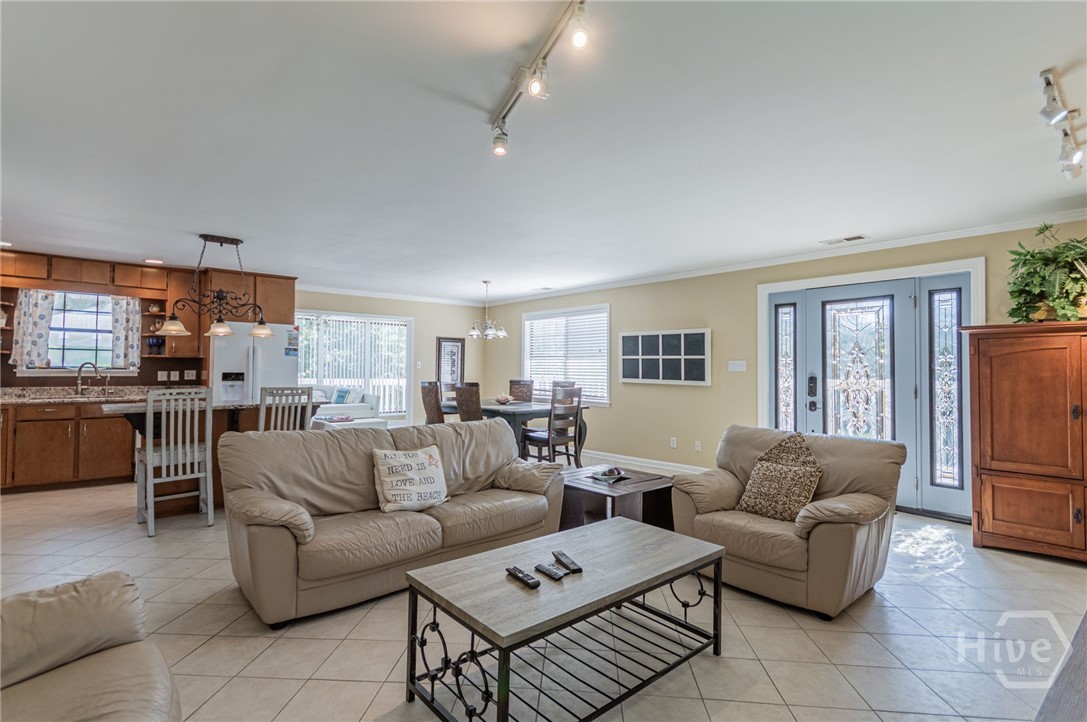 5 5th Avenue Tybee Island, GA 31328 - Photo 6 of 46 Upstairs open living, dining & Kitchen.