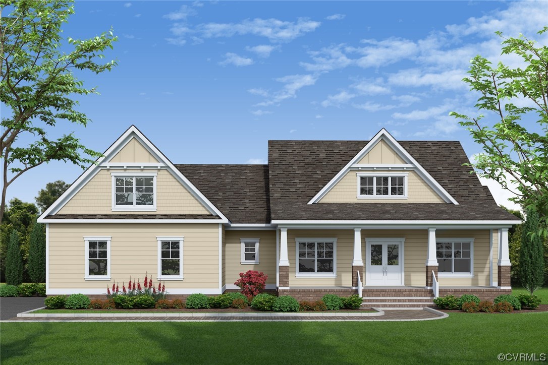 16751 Mountain Road Montpelier, VA 23192 - Photo 1 of 2 front view of a house with a yard