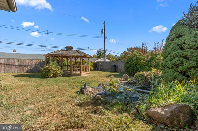 a backyard of a house