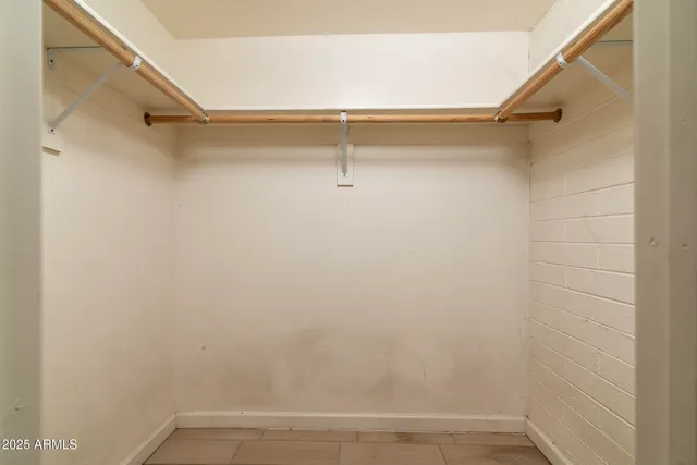 a view of walk in closet