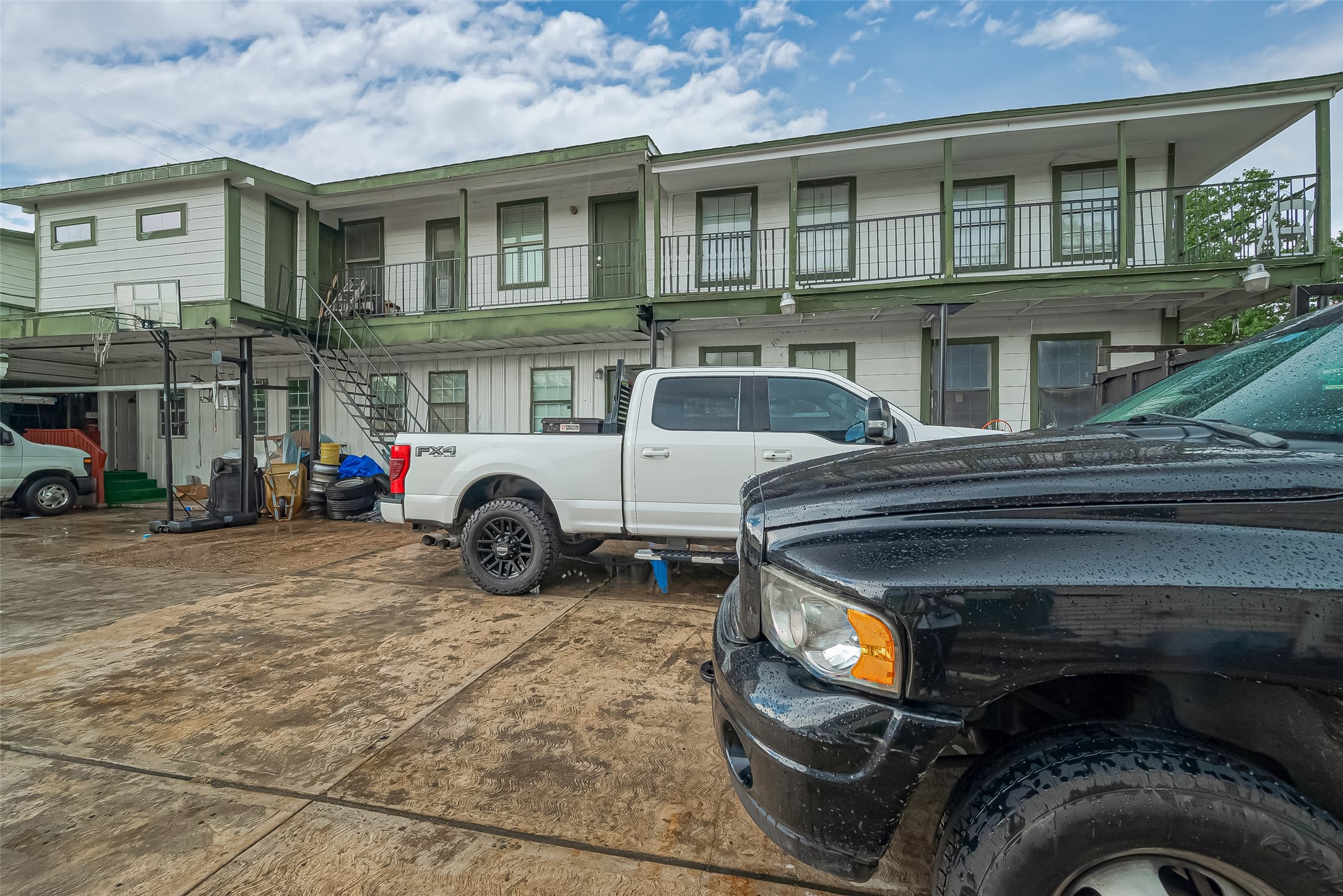 5012 Eigel Street Houston, TX 77007 - Photo 4 of 45 a view of a car park in front of house