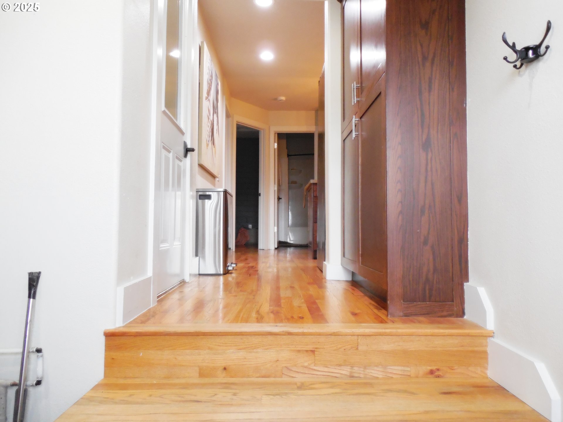 204 North Russell Street Joseph, OR 97846 - Photo 21 of 46 a view of a hallway with wooden floor