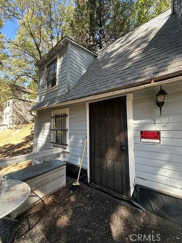a backyard of a house