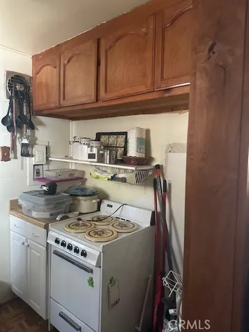a room with sink and mirror