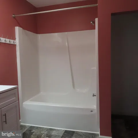 a bathroom with a toilet
