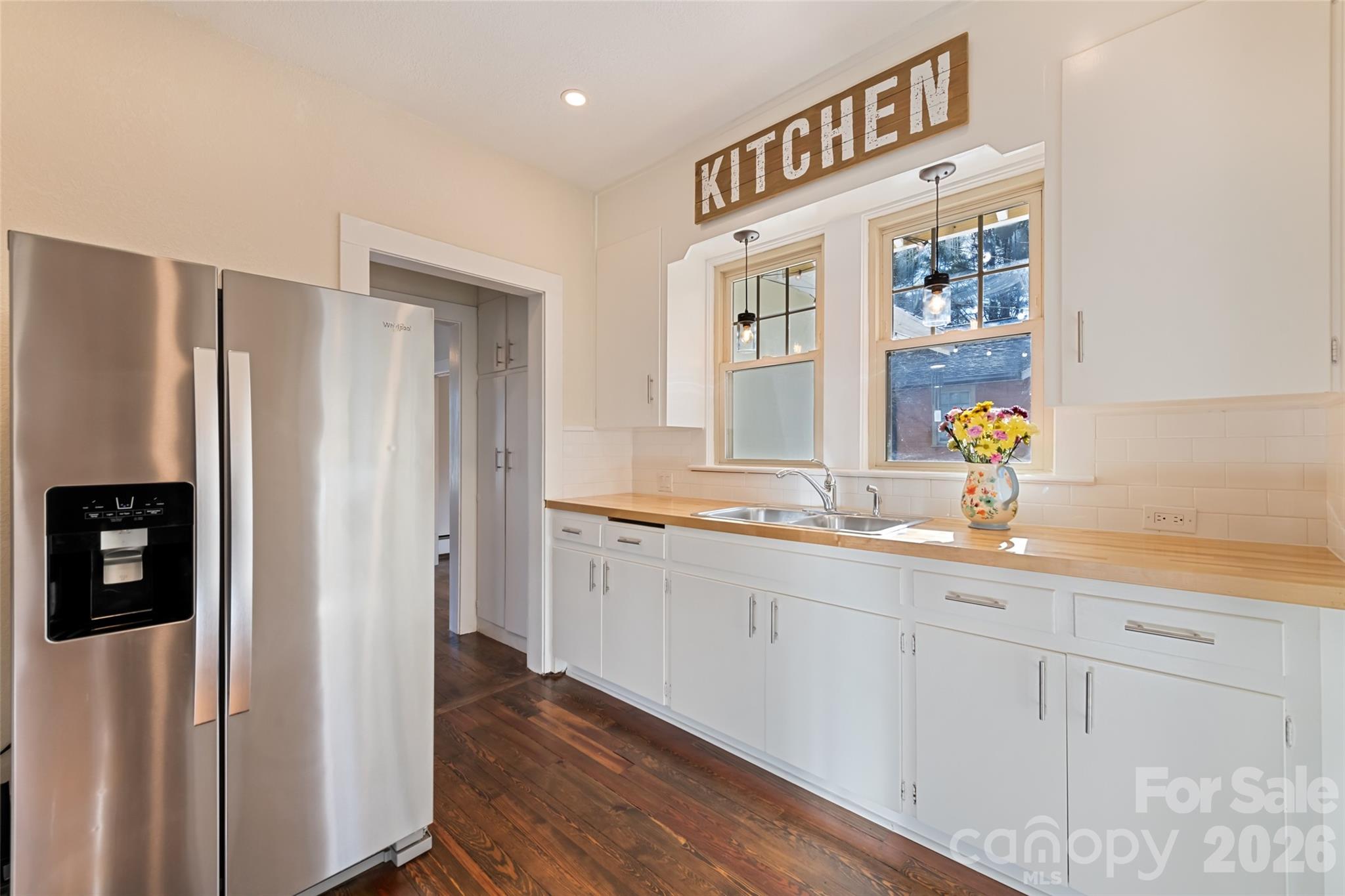 57 Fiddle Drive Canton, NC 28716 - Photo 16 of 35 a kitchen with stainless steel appliances granite countertop a refrigerator and a sink