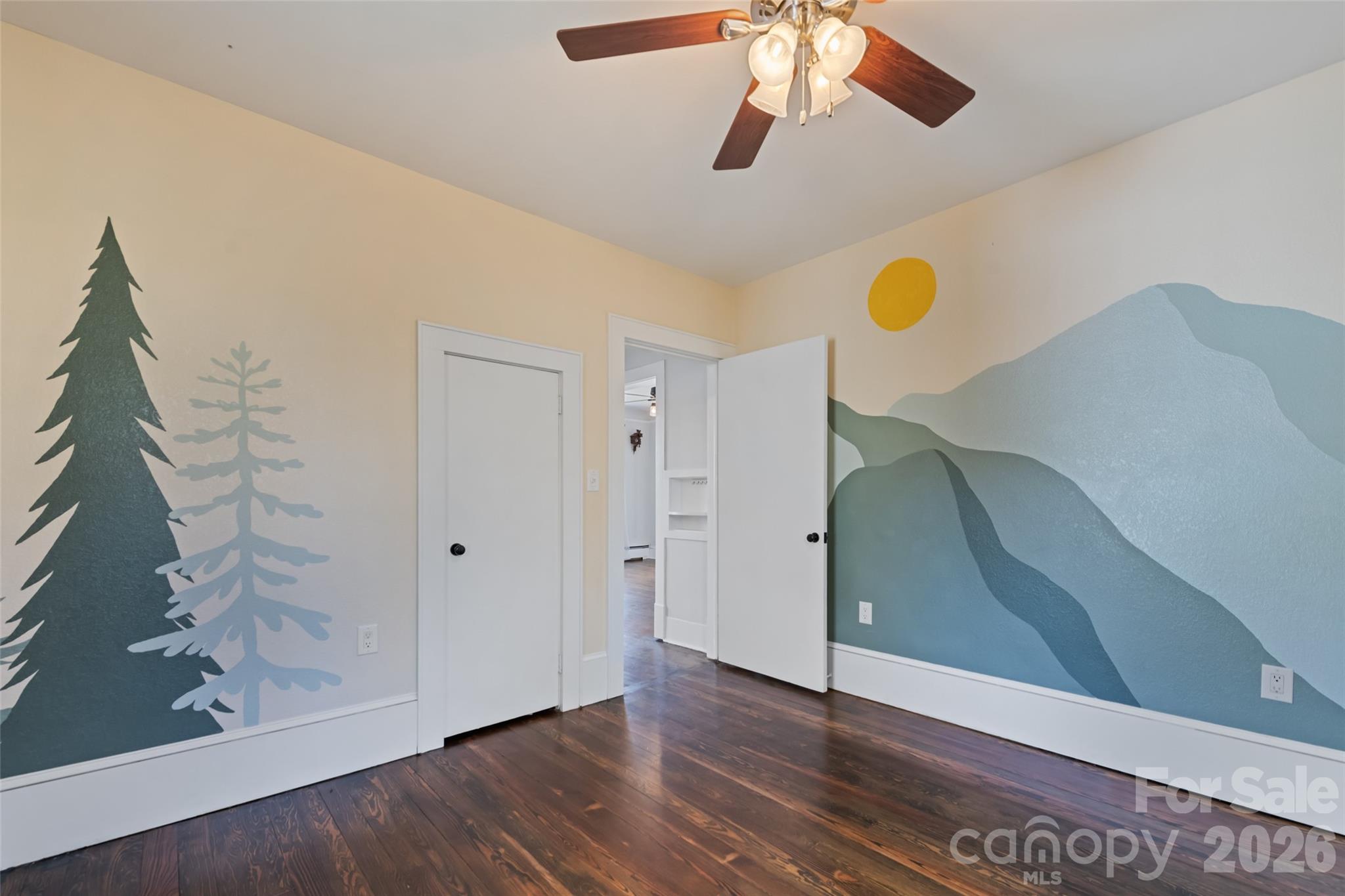 57 Fiddle Drive Canton, NC 28716 - Photo 28 of 35 a view of a hallway with wooden floor