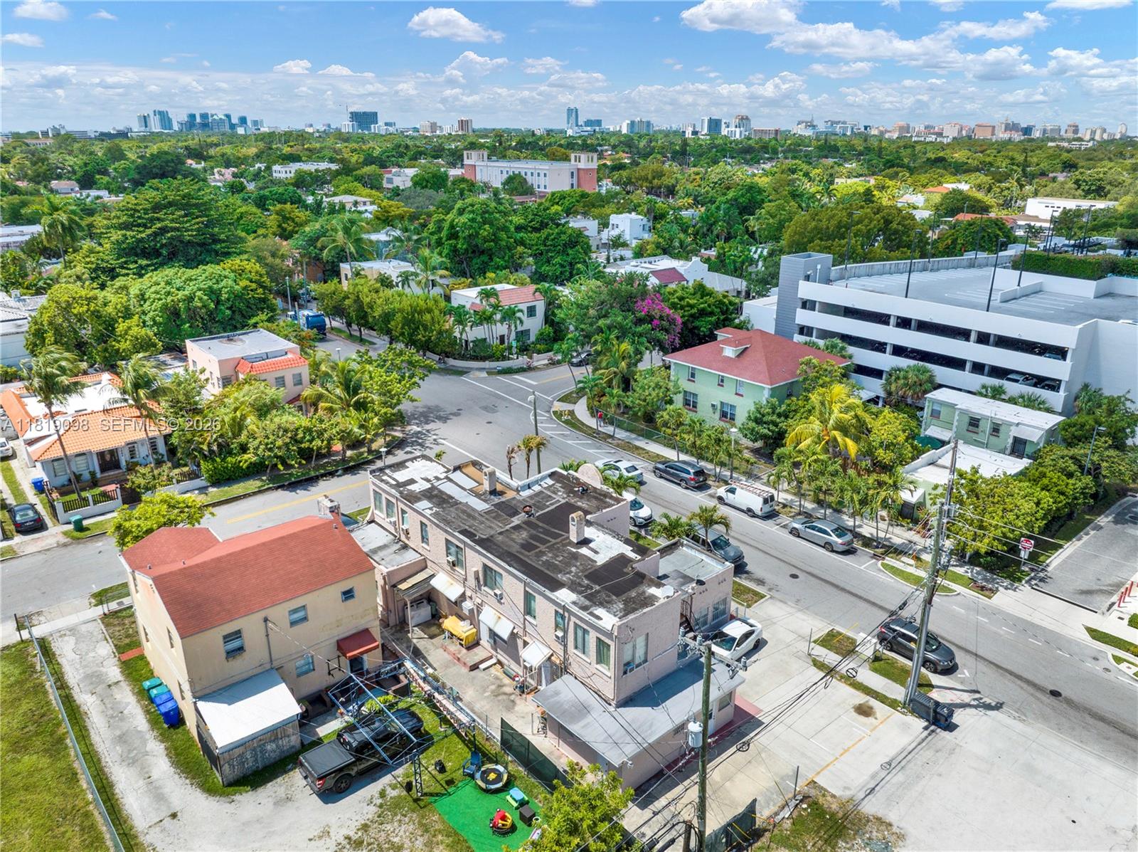 829 Southwest 19th Avenue Miami, FL 33135 - Photo 7 of 54 an aerial view of a houses with a city street