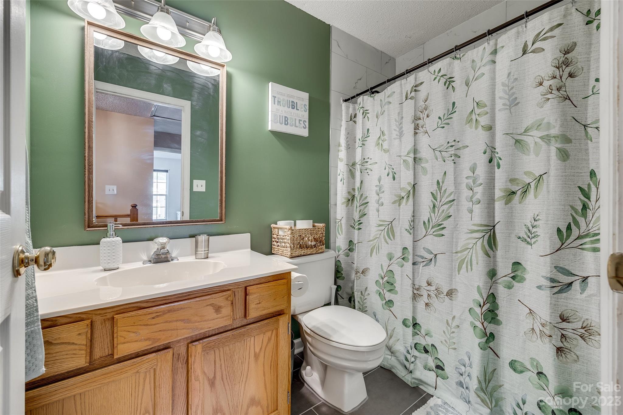 10305 Hatter Ridge Terrace Charlotte, NC 28214 - Photo 28 of 36 a bathroom with a sink and a mirror