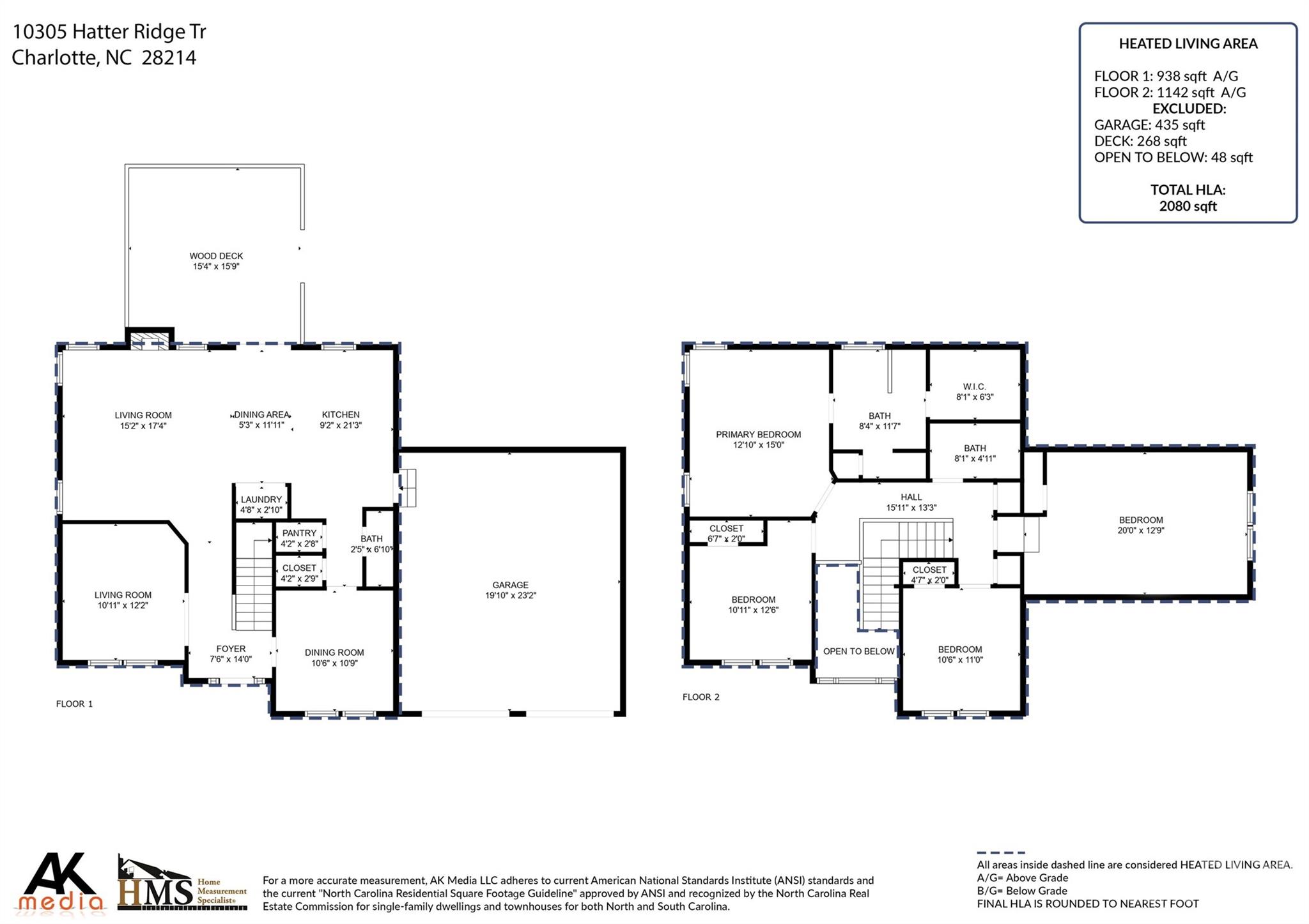 10305 Hatter Ridge Terrace Charlotte, NC 28214 - Photo 36 of 36 a picture of a floor plan