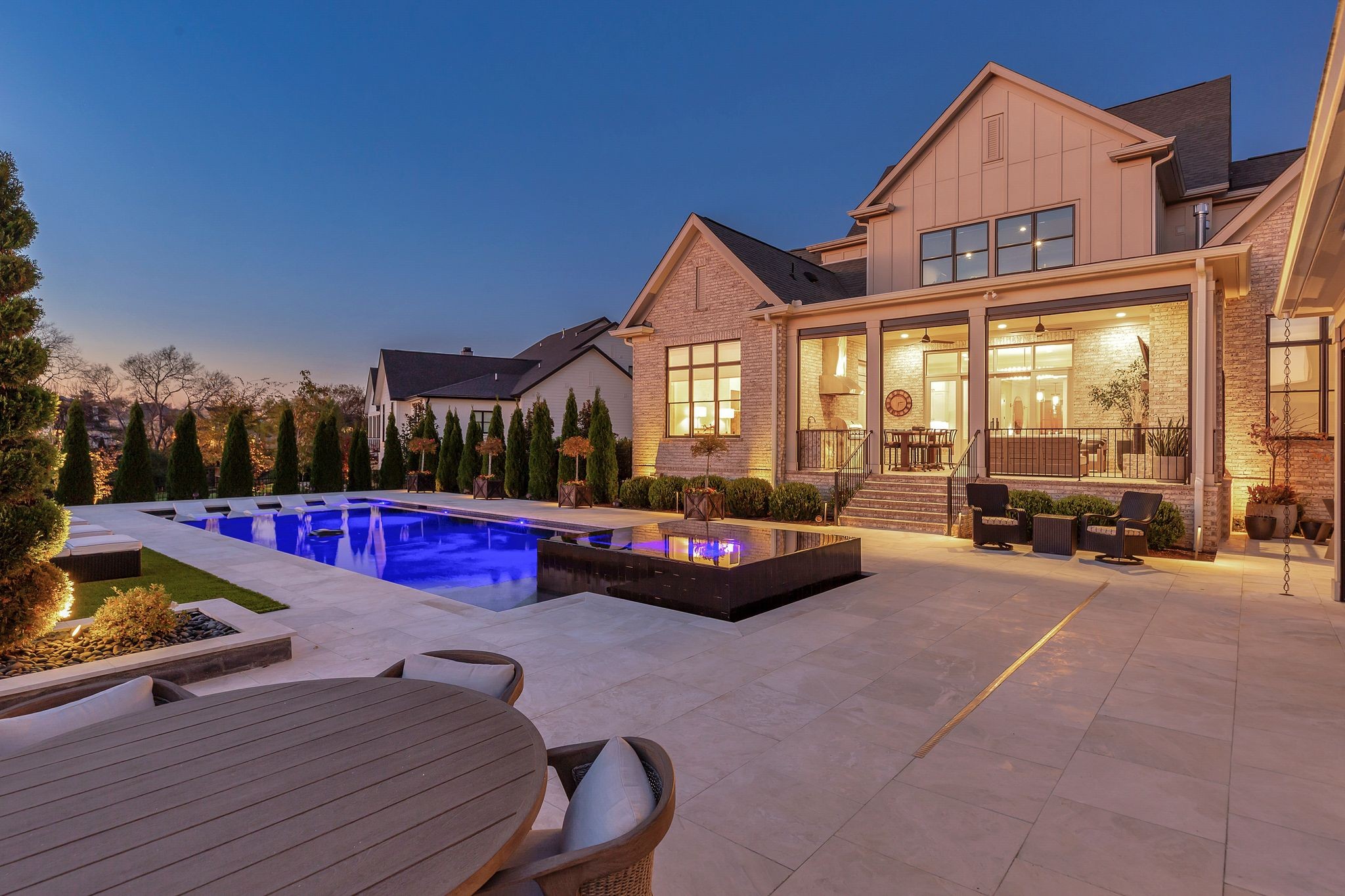 6313 Percheron Lane Arrington, TN 37014 - Photo 69 of 87 a view of a roof deck with couches and sky view