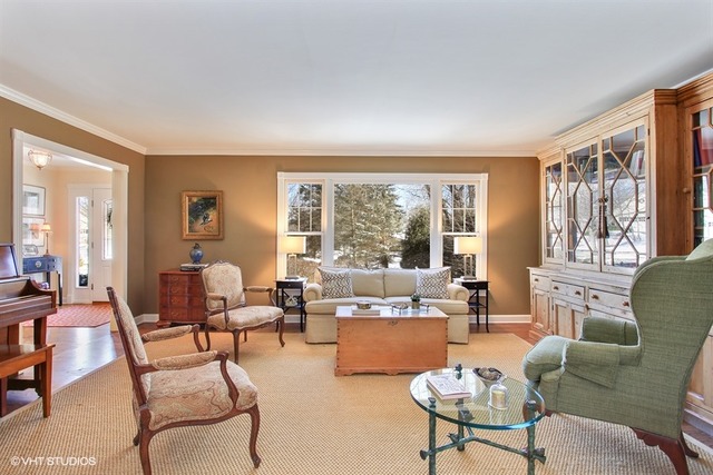 804 Valley Road Lake Forest, IL 60045 - Photo 3 of 25 a living room with furniture and a large window