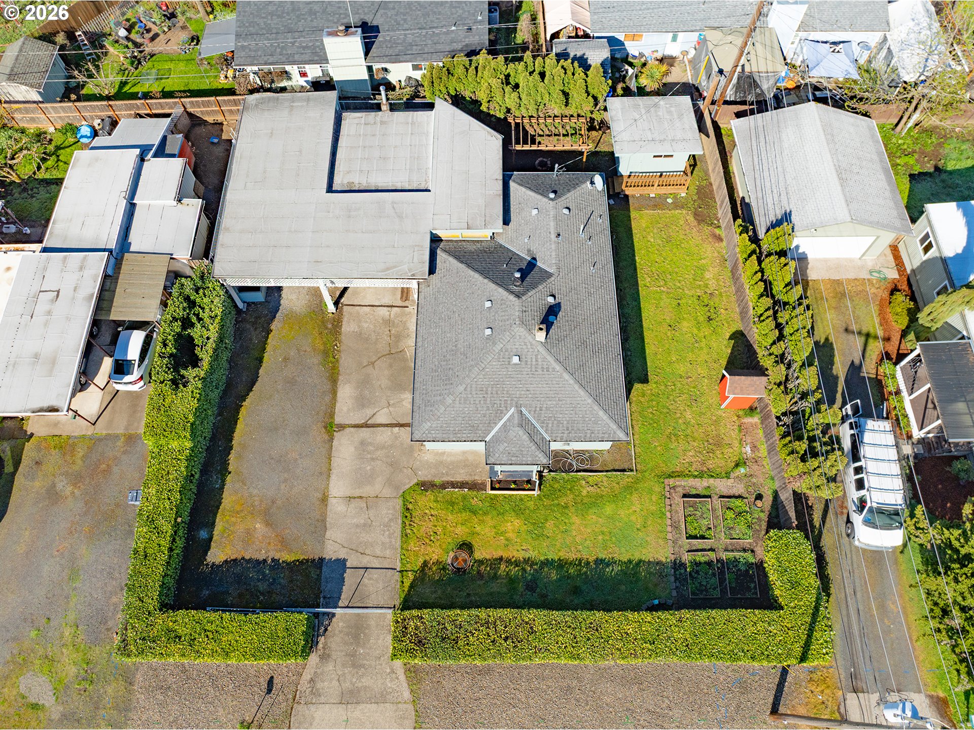 672 North 51st Street Springfield, OR 97478 - Photo 19 of 43 Drone View/UAV