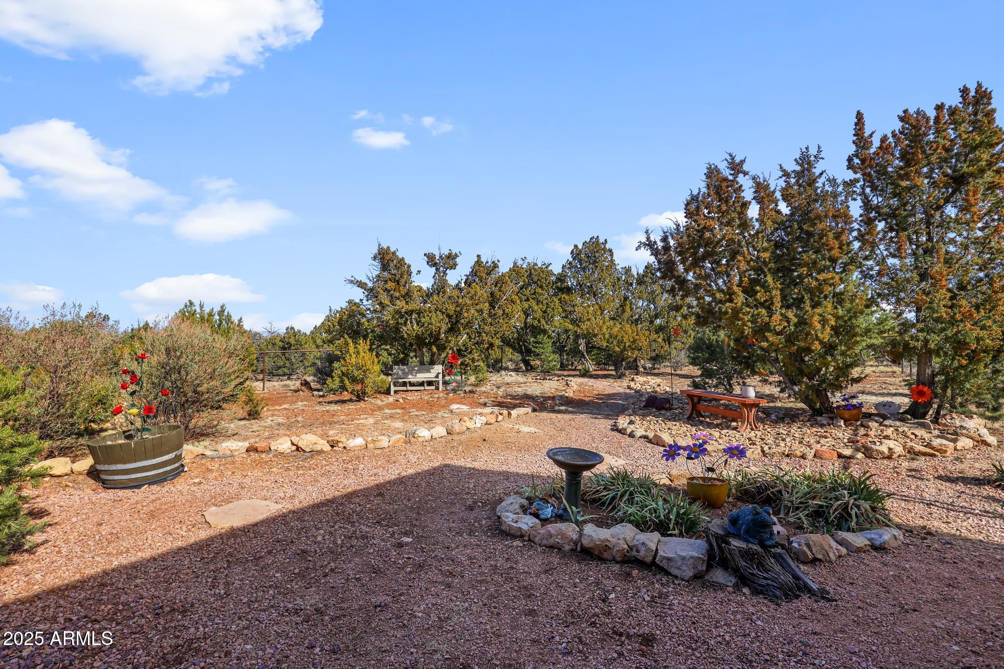 4018 Sunset Rdg Loop Happy Jack, AZ 86024 - Photo 34 of 46 a view of a backyard of the house