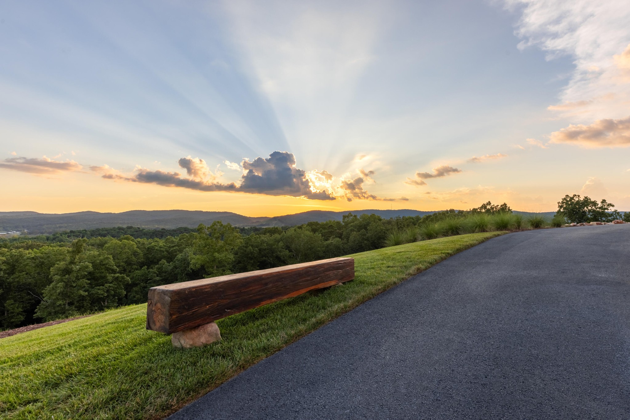 1129 Farmersville Road Summerville, GA 30747 - Photo 28 of 100 a view of a green field with mountain in the background