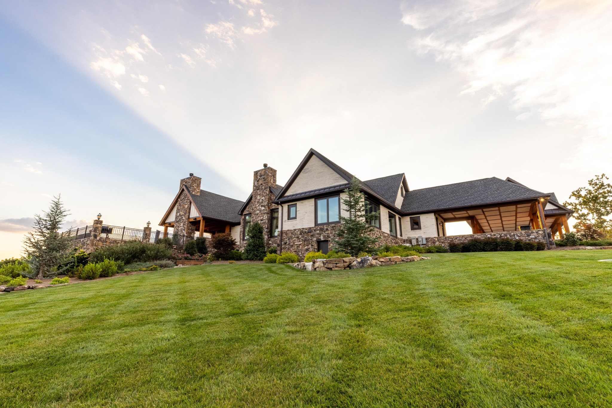 1129 Farmersville Road Summerville, GA 30747 - Photo 38 of 100 a view of a house with a big yard and large trees
