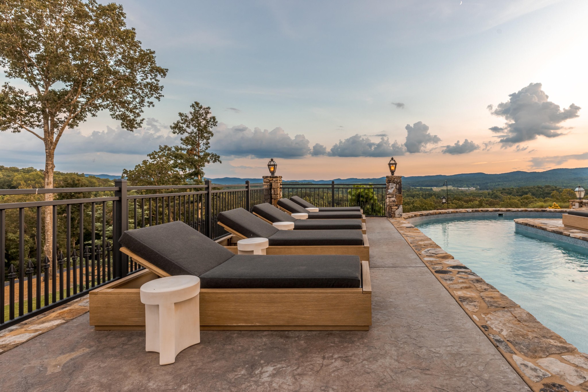 1129 Farmersville Road Summerville, GA 30747 - Photo 41 of 100 a view of a lake with couches chairs