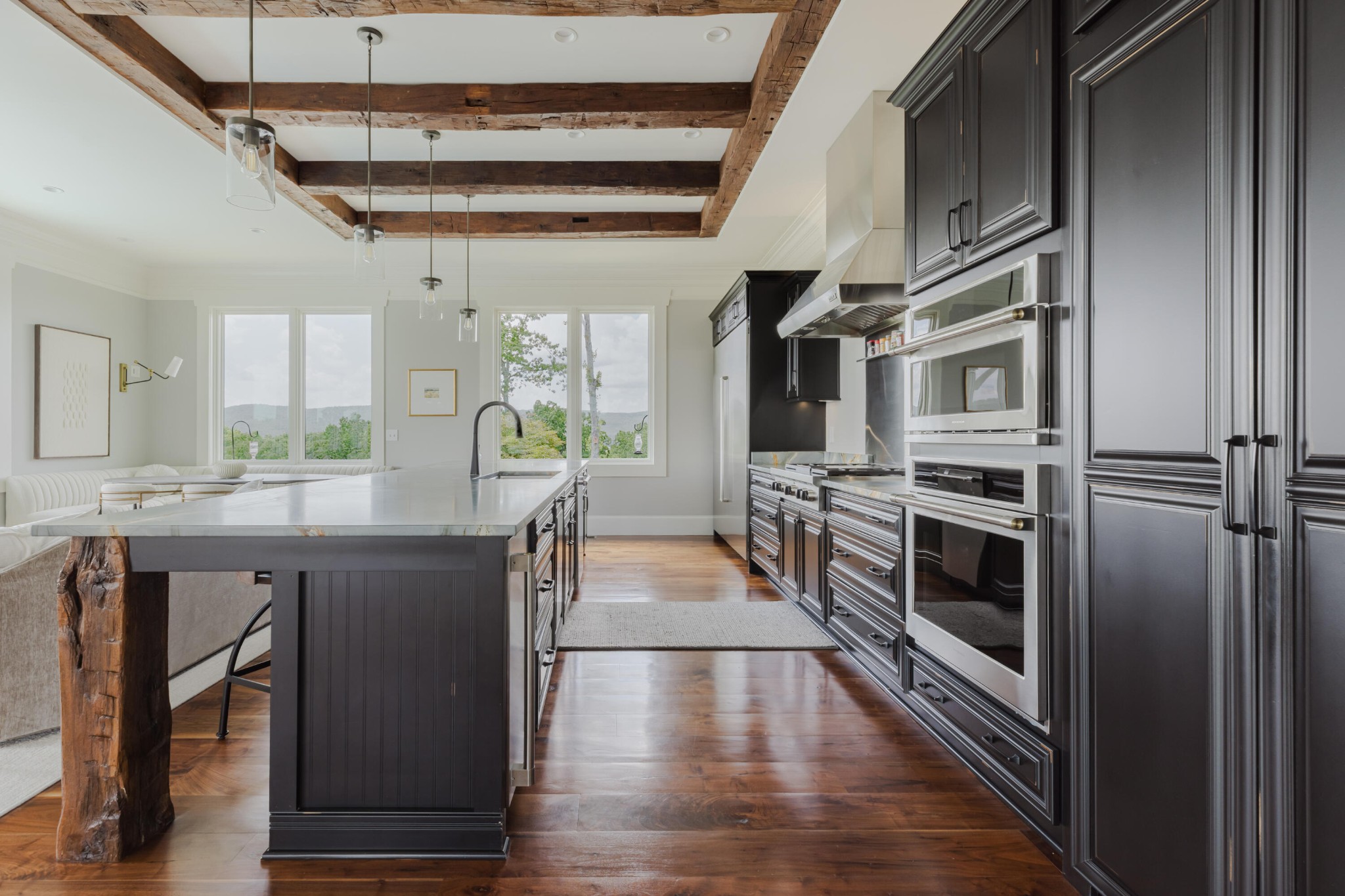 1129 Farmersville Road Summerville, GA 30747 - Photo 55 of 100 a kitchen with stainless steel appliances a stove a refrigerator and a stove top oven