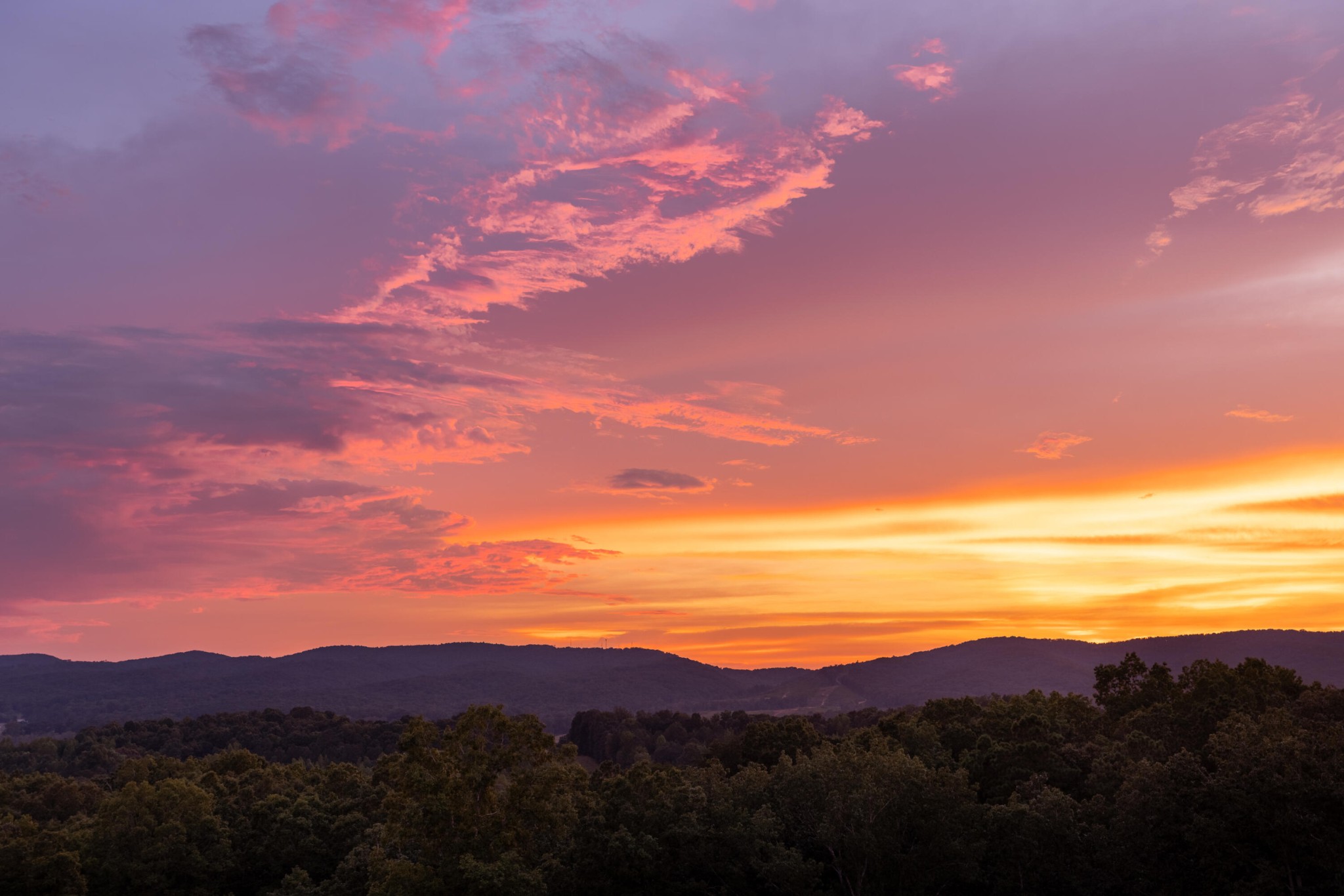 1129 Farmersville Road Summerville, GA 30747 - Photo 10 of 100 a view of sunset