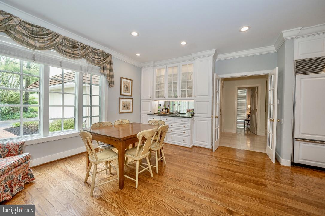1201 Denbigh Lane Wayne, PA 19087 - Photo 14 of 54 a view of a dining room with furniture and wooden floor