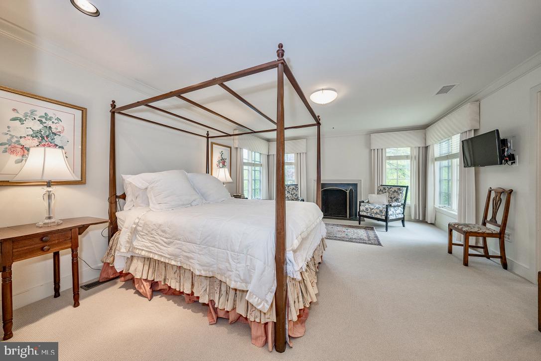 1201 Denbigh Lane Wayne, PA 19087 - Photo 30 of 54 a bedroom with a bed a chair and potted plant on the dresser