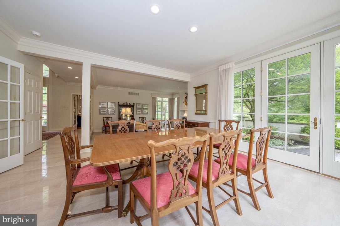 1201 Denbigh Lane Wayne, PA 19087 - Photo 8 of 54 a view of a dining room with furniture window and wooden floor