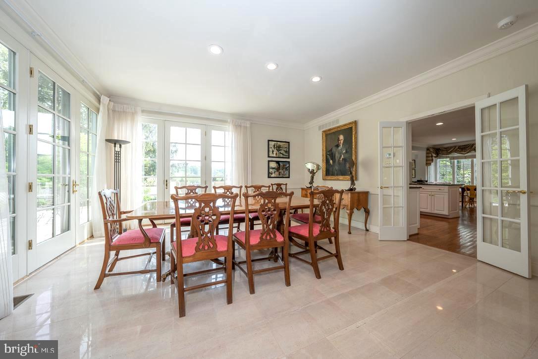 1201 Denbigh Lane Wayne, PA 19087 - Photo 9 of 54 a view of a dining room with furniture window and outside view