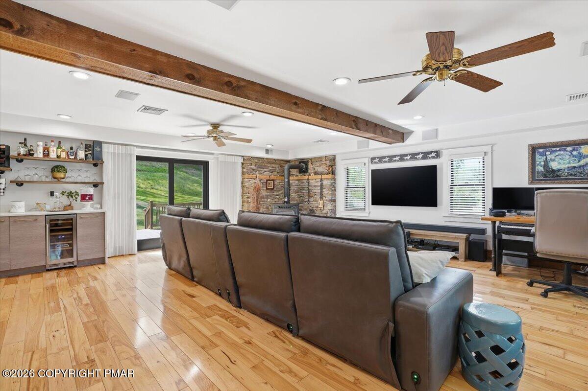 299 Brick Church Road Saylorsburg, PA 18353 - Photo 21 of 108 LIVING ROOM WET BAR