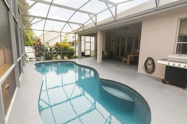 a view of a swimming pool