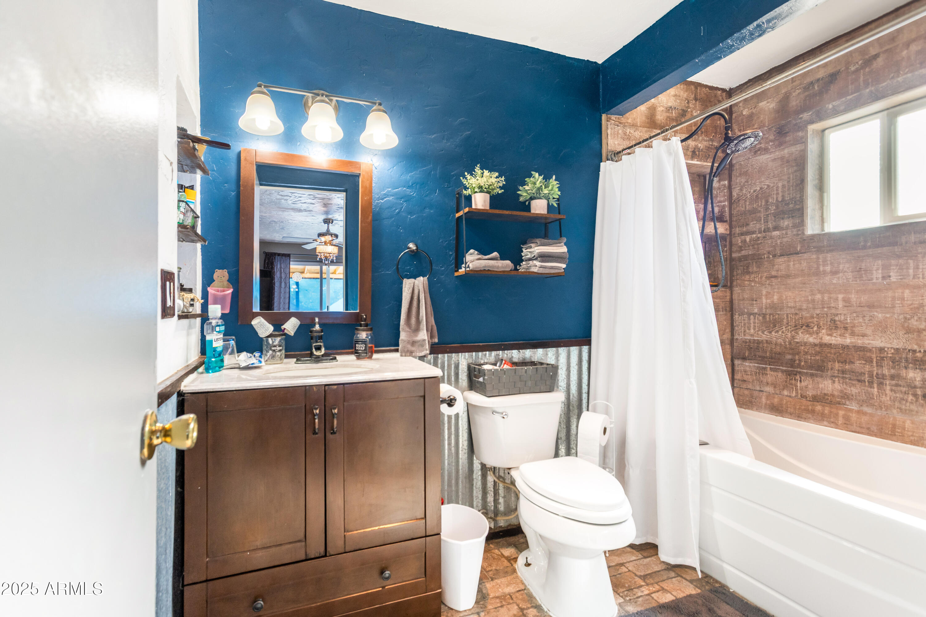 4181 West Double Adobe Road McNeal, AZ 85617 - Photo 22 of 41 a bathroom with a sink toilet and shower