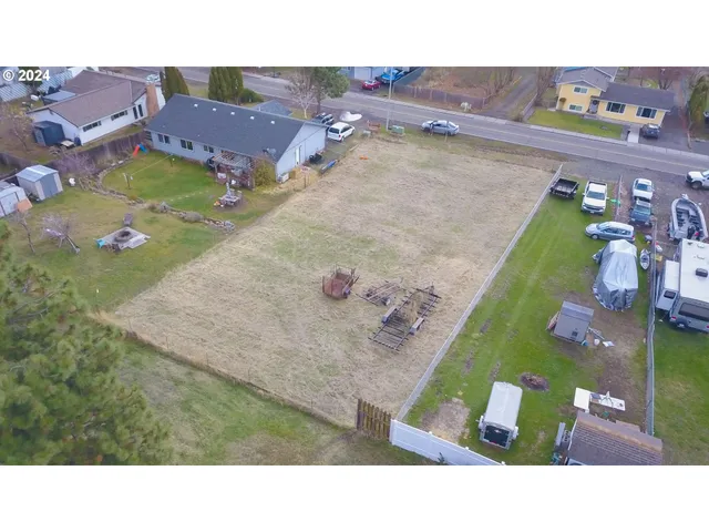 a aerial view of a house