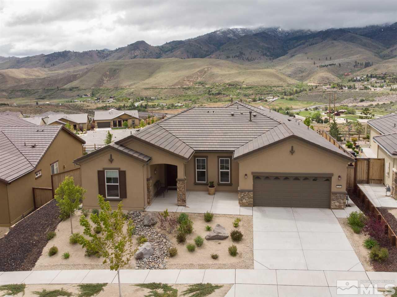 1255 Wakefield Trail Reno, NV 89523 - Photo 2 of 25 front view of house with a yard