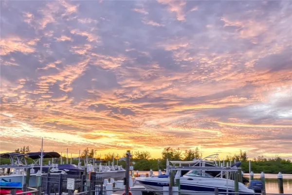 a view of residential houses with city view