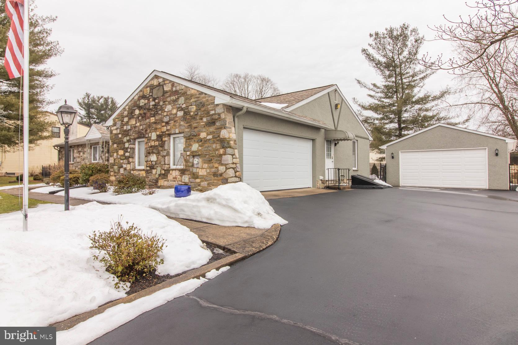 913 Herman Road Horsham, PA 19044 - Photo 45 of 55 Huge driveway, 2 car attached and 2 car detached