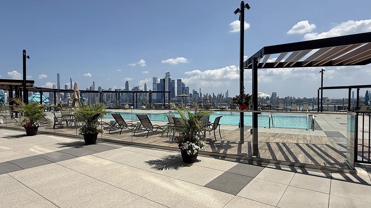 380 Mountain Road, Unit 813 Union City, NJ 07087 - Photo 29 of 40 a view of a terrace with seating space