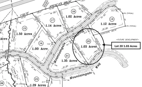 $61,800 | Lot 20 Mountain Gate Crossing, Ellijay, GA 30536