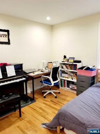 a workspace with furniture