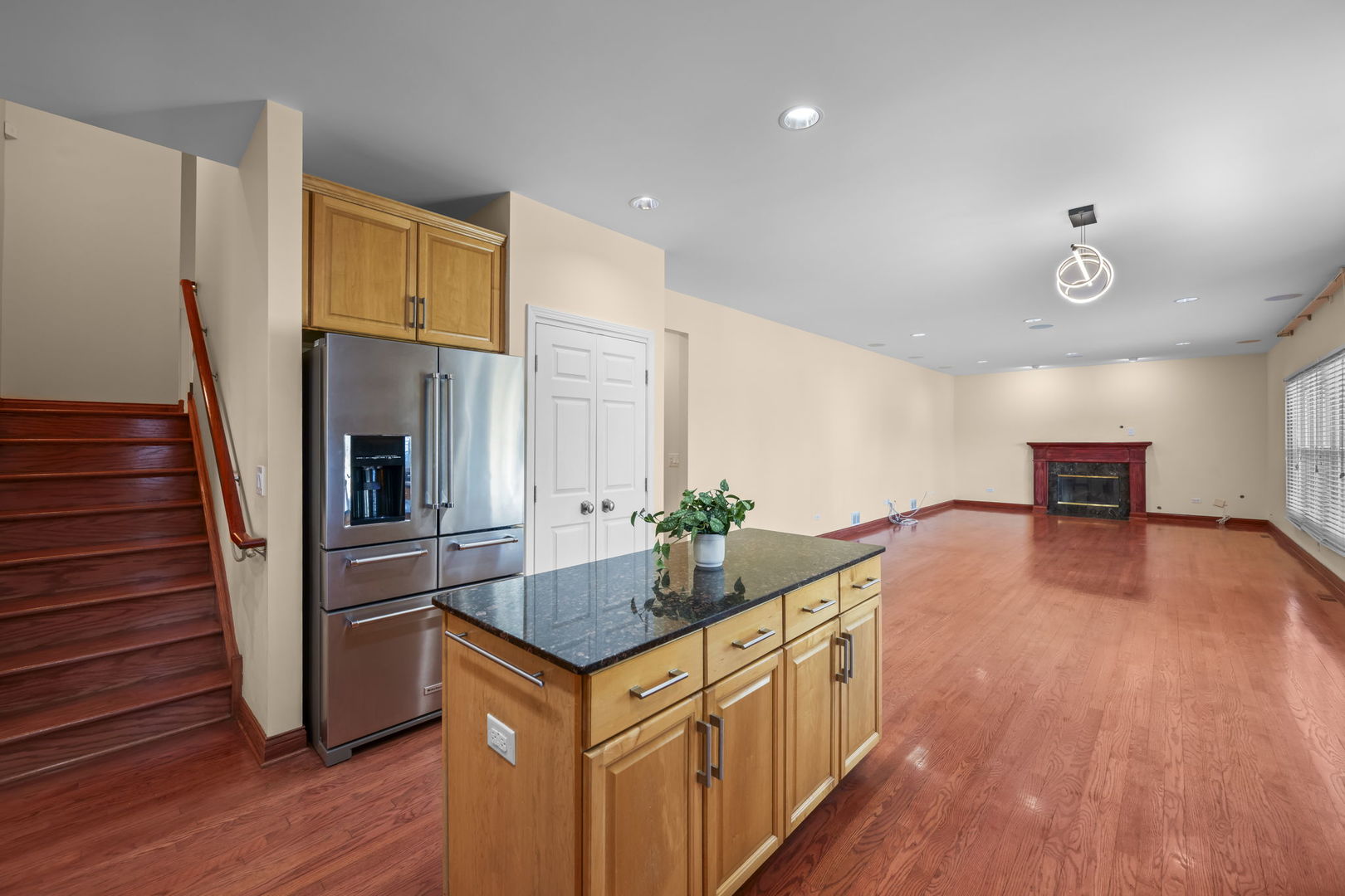 155 Lilac Lane Wheeling, IL 60090 - Photo 17 of 52 a kitchen with sink a stove and refrigerator