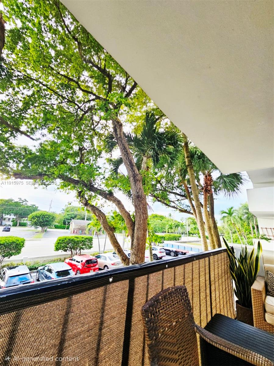 1800 North Andrews Avenue, Unit 2H Fort Lauderdale, FL 33311 - Photo 24 of 60 a view of balcony with furniture