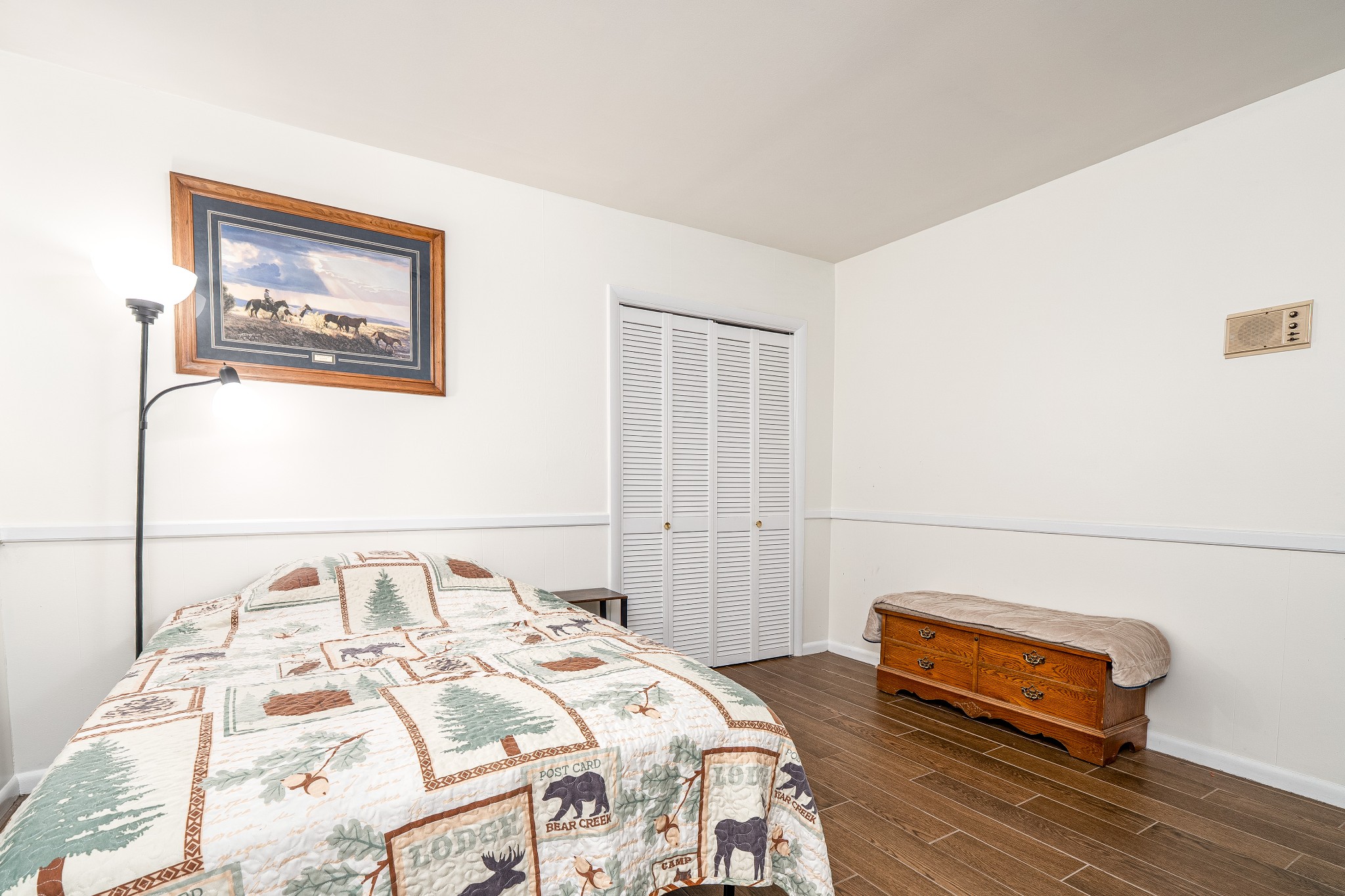 545 Puryears Bend Road Hartsville, TN 37074 - Photo 23 of 46 a bedroom with a bed and a couch