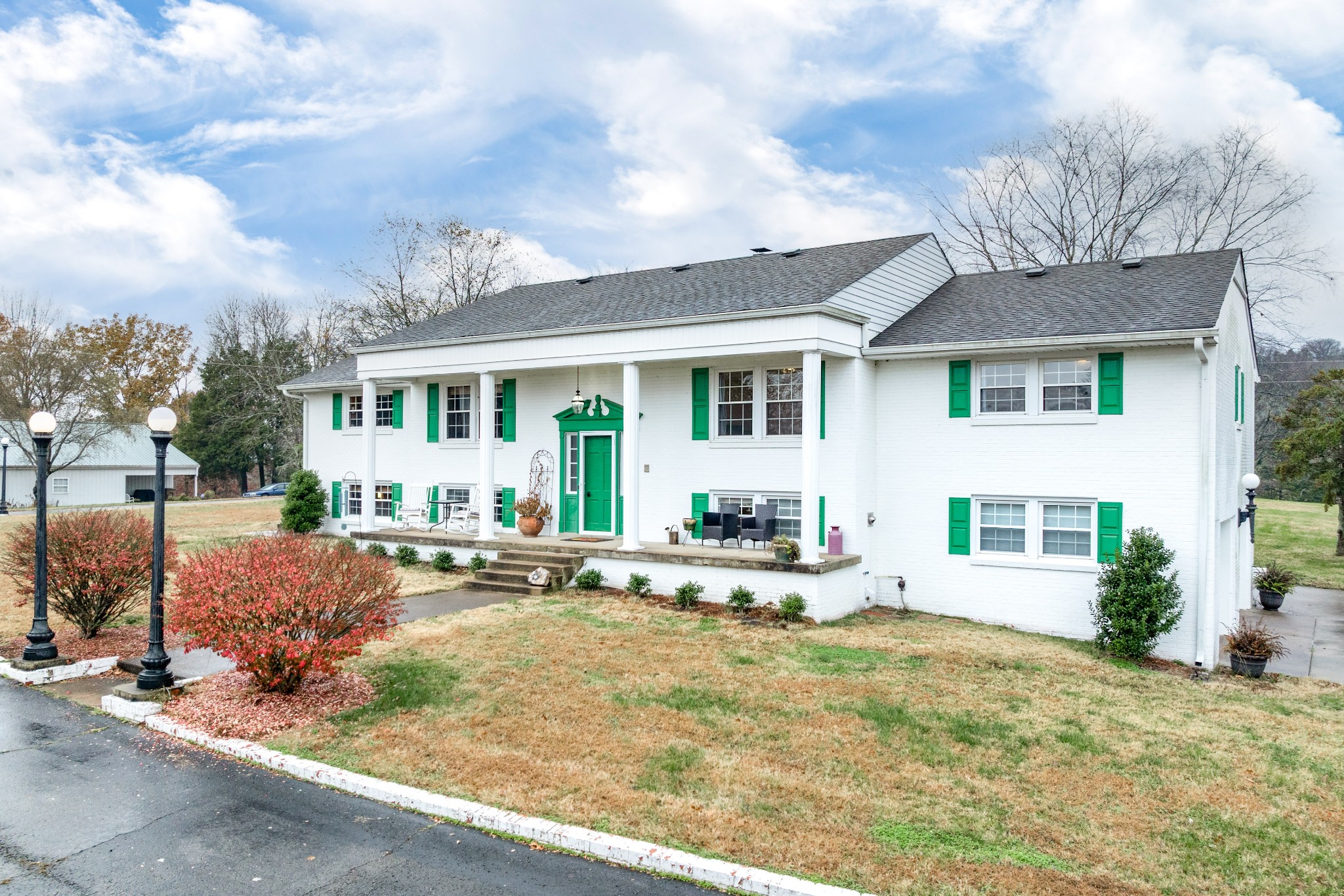 545 Puryears Bend Road Hartsville, TN 37074 - Photo 45 of 46 front view of a house with a patio