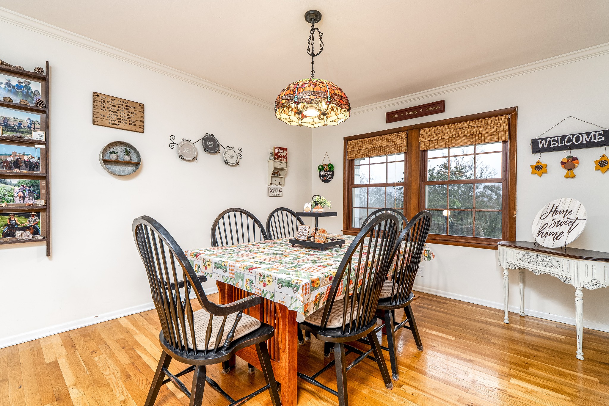 545 Puryears Bend Road Hartsville, TN 37074 - Photo 6 of 46 a view of a dining room with furniture window and outside view