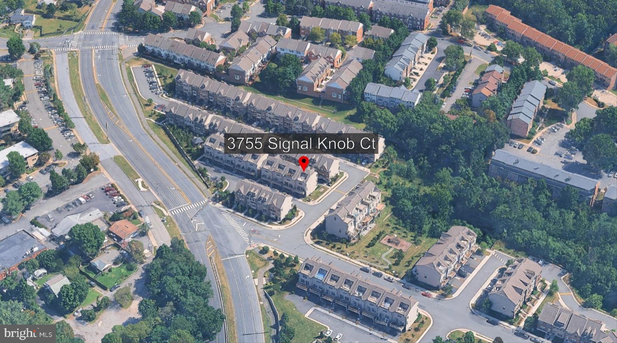 3755 Signal Knob Court Falls Church, VA 22041 - Photo 2 of 46 an aerial view of a house with outdoor space