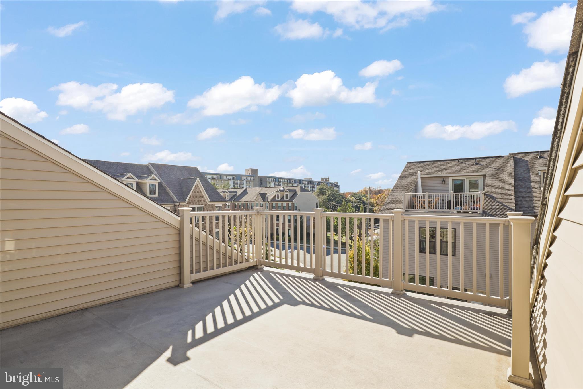 3755 Signal Knob Court Falls Church, VA 22041 - Photo 34 of 46 a view of a balcony with wooden fence