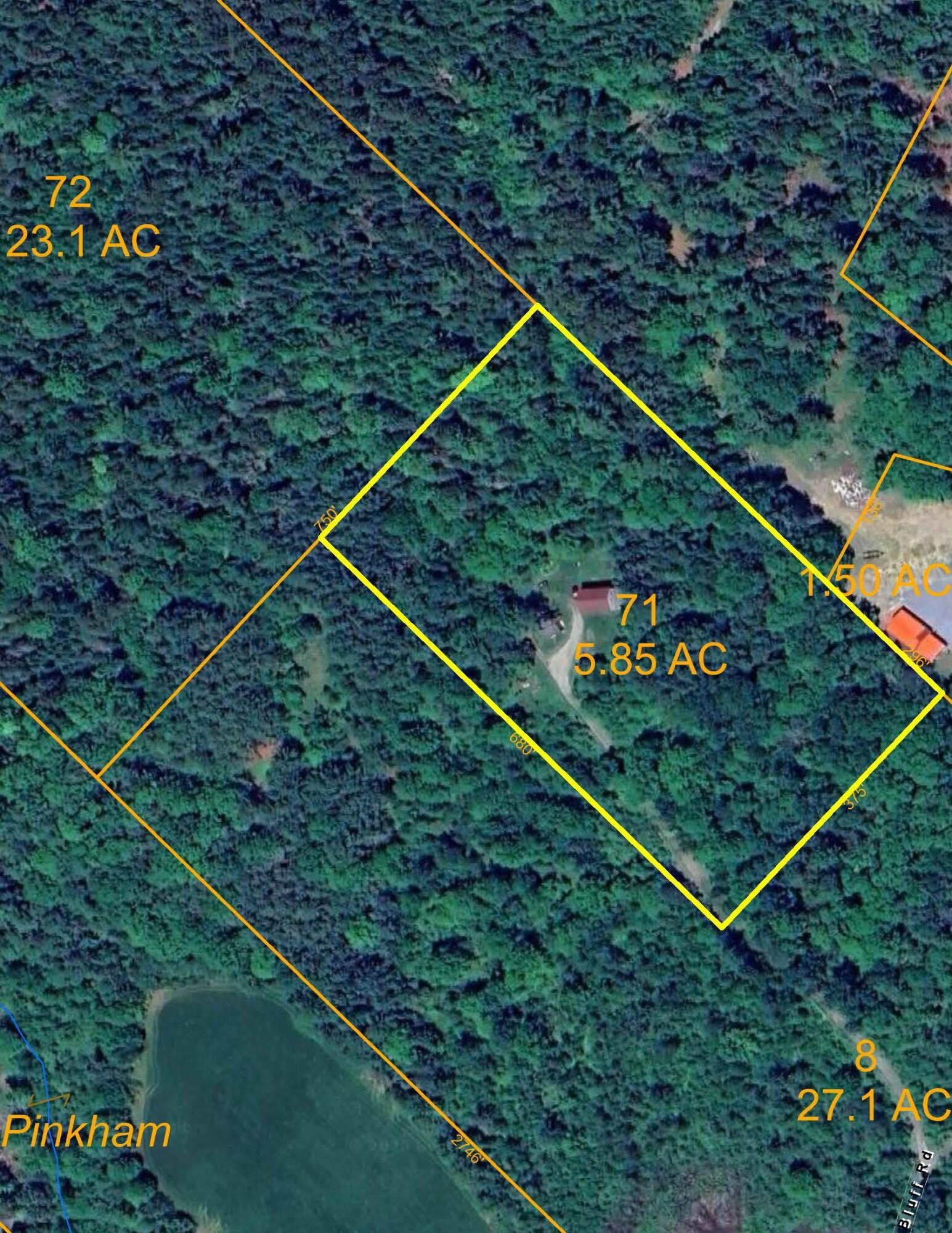 48 Bluff Road Bucksport, ME 04416 - Photo 6 of 24 Knowles Bluff Map