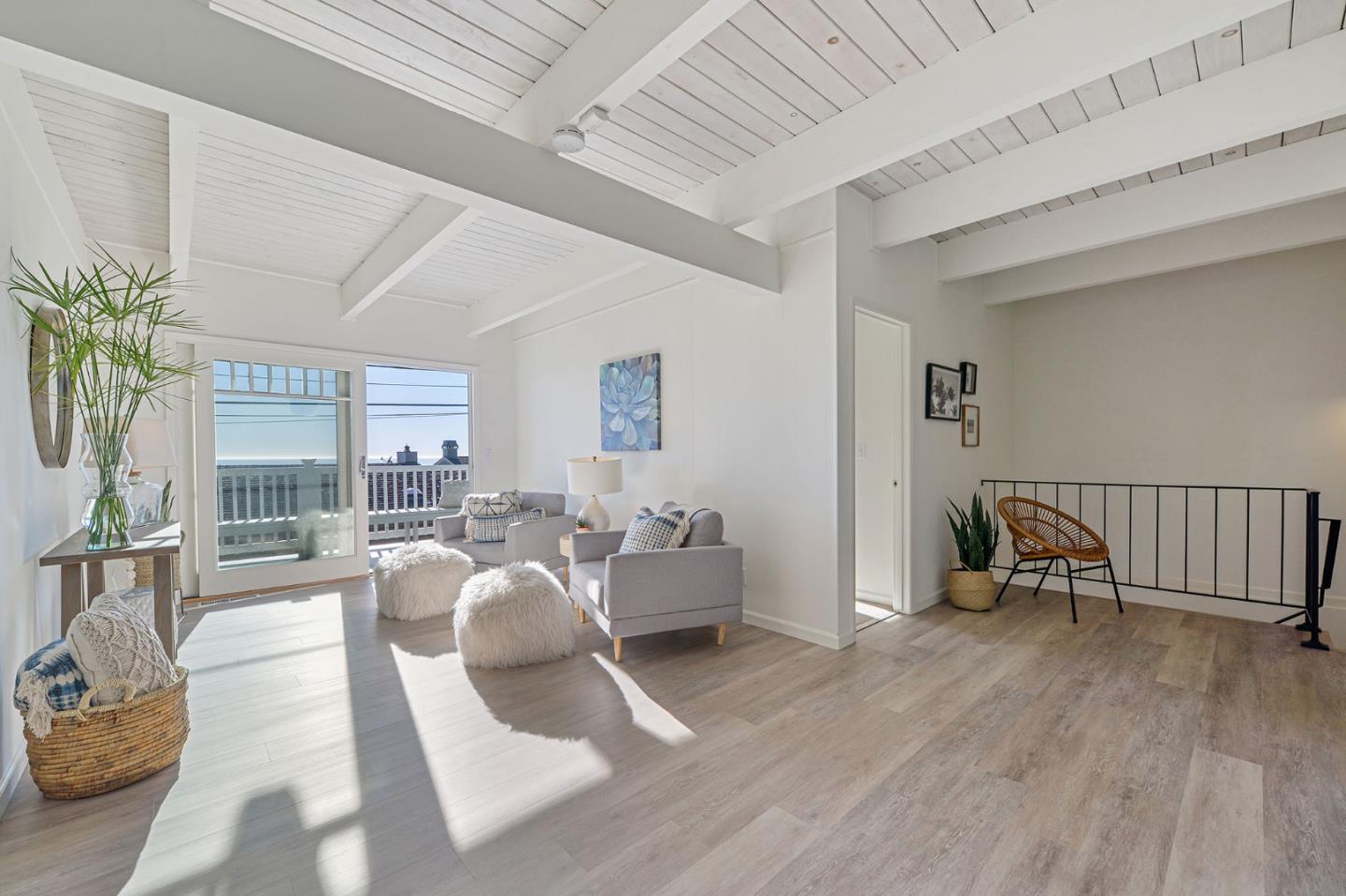 615 Beach Drive Aptos, CA 95003 - Photo 18 of 37 a living room with furniture and wooden floor