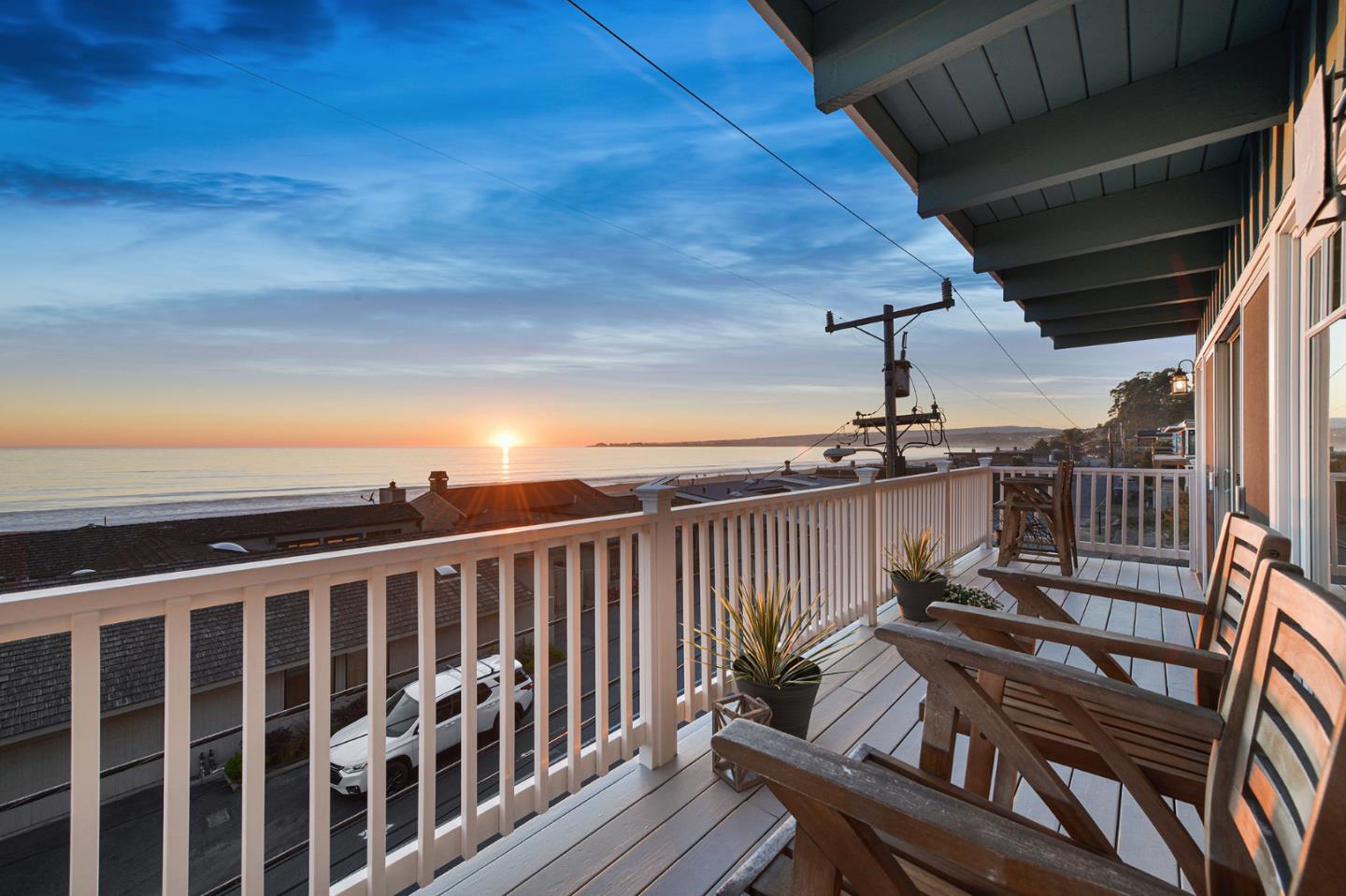 615 Beach Drive Aptos, CA 95003 - Photo 34 of 37 a view of a balcony with wooden floor